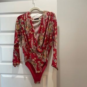 Zara satin body suit